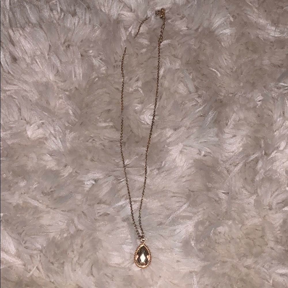 gold jewel necklace (fake)